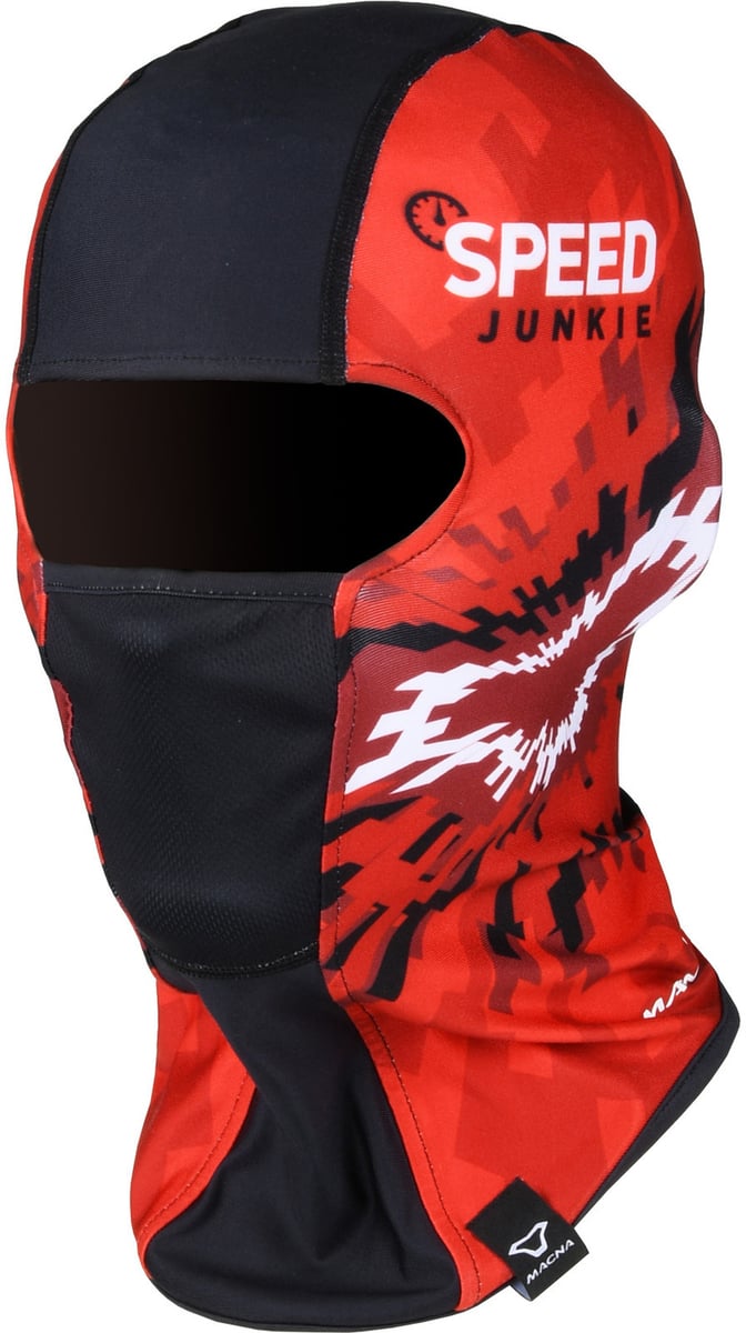 Macna Balaclave Mane Grey/Red