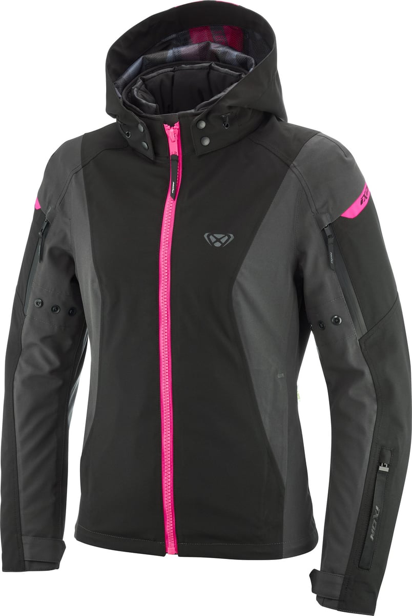 Ixon Burning Lady Jacket Anthracite/Black/Pink