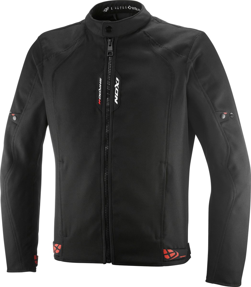 Ixon Shadow Jacket Black/White/Bright Red