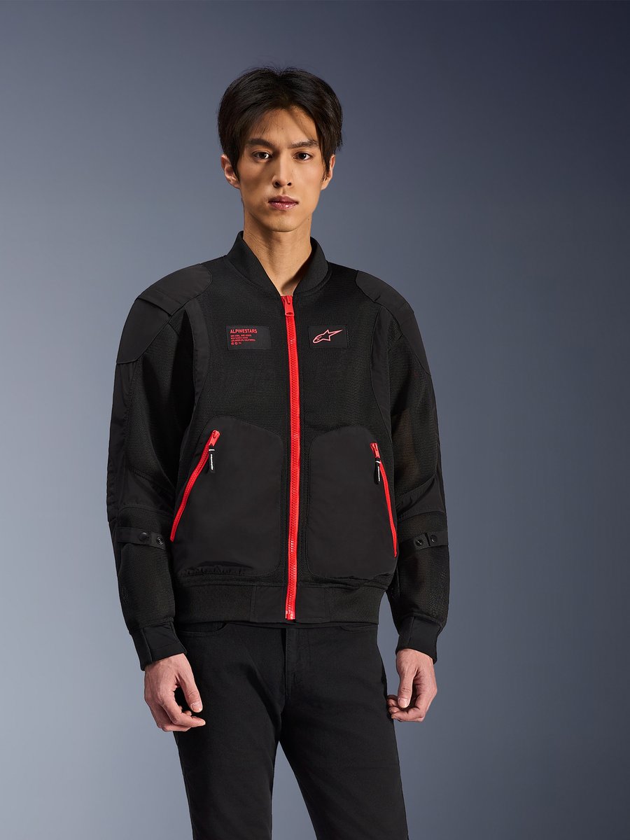 Alpinestars Flight Air Jacket Black/Bright Red