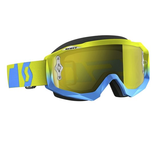 Scott Hustle MX Goggle Oxide Blue & Yellow