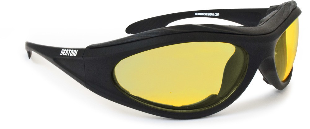 Bertoni Antifog AF125A Rubber Black/Yellow