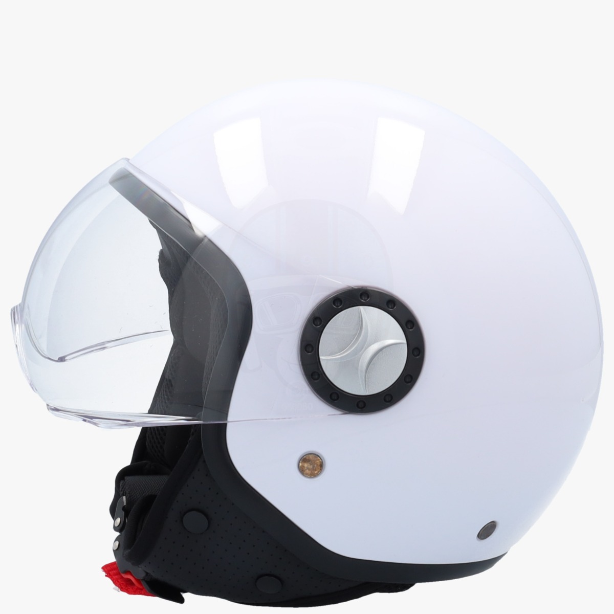 Vito Jet Loreto scooterhelm glans wit