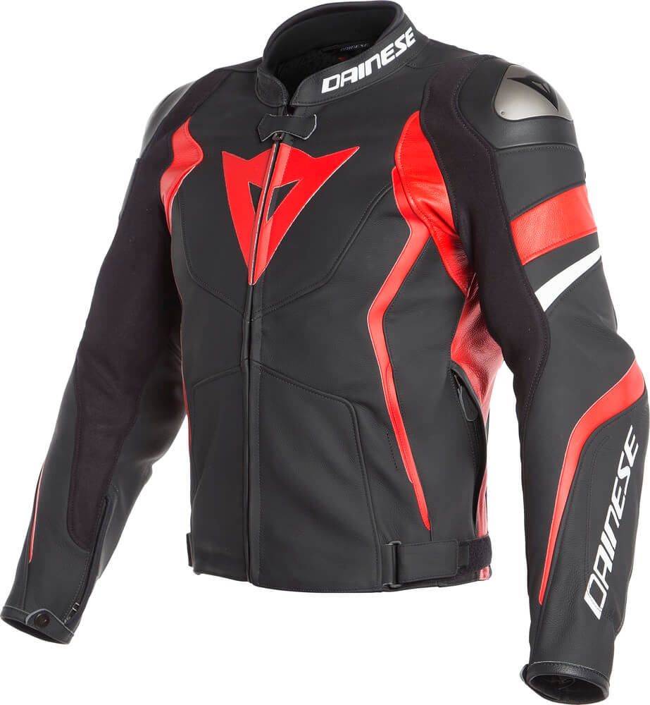 Dainese Avro 4 Leather Jacket Lava Red 25A