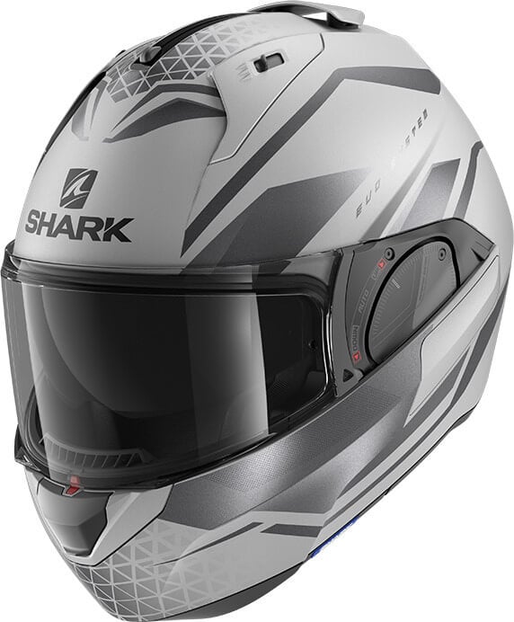 Shark Evo ES Yari Matt Silver/Anthracite/Black SAK