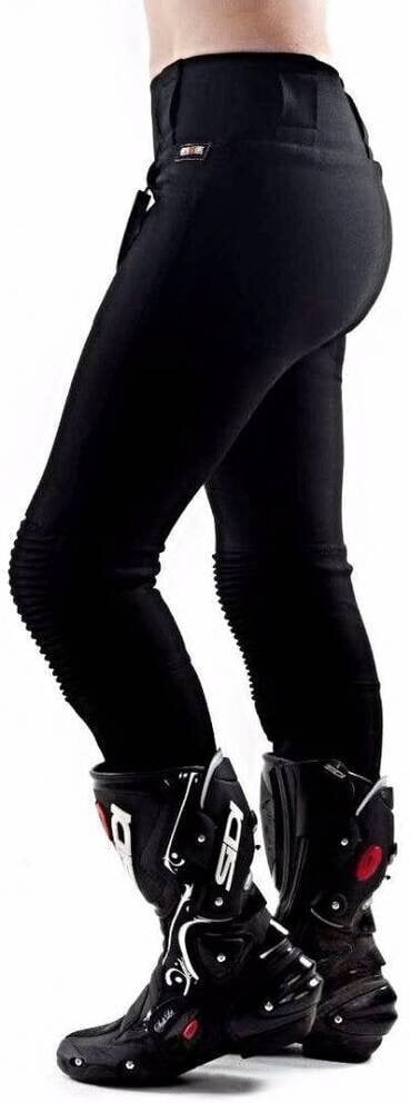 MotoGirl Legging Ribbed Knee AA Level 2 Black