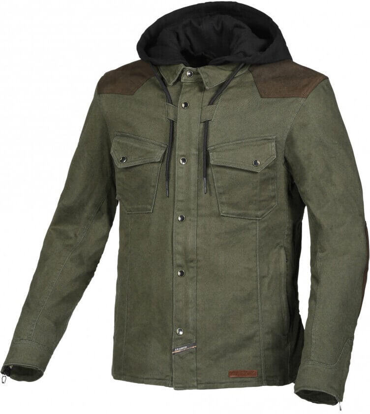 Macna Inland Hoodie Green/Brown 470