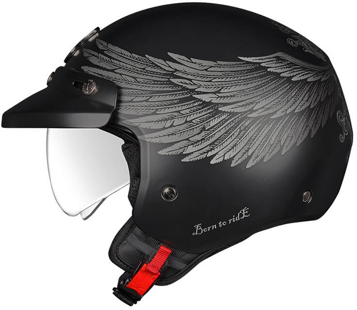 NEXX Y.10 Eagle Rider Black/Grey Mat