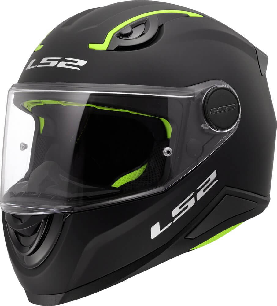 LS2 FF812 Kinderhelm Solid Matt Black