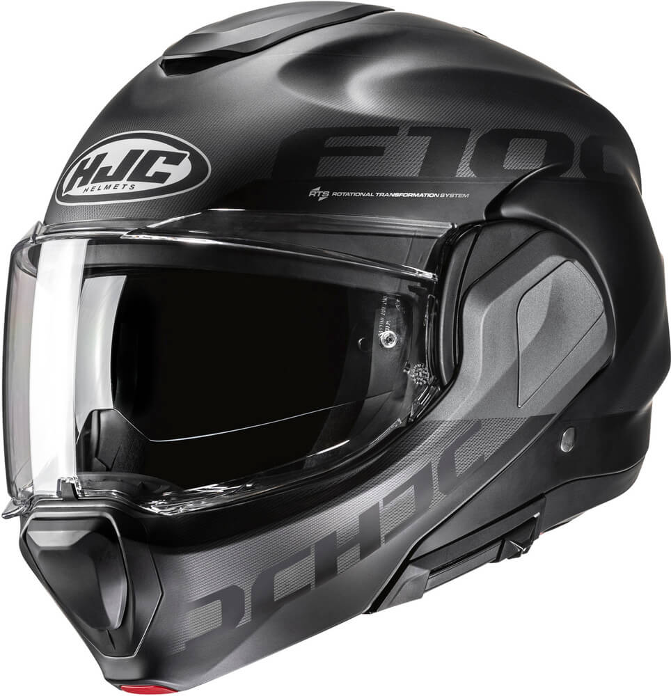 HJC F100 Hetal Grey/Black 808