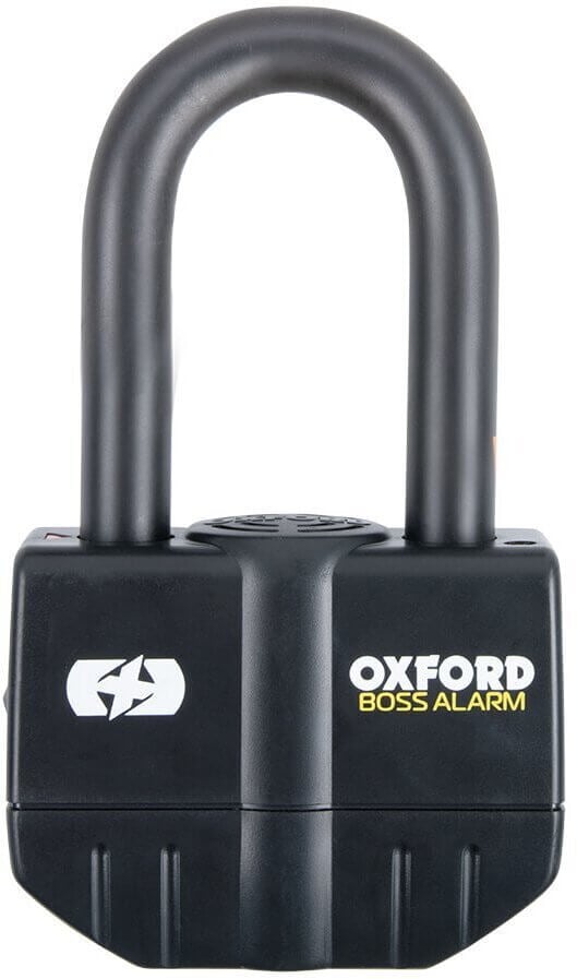 Oxford Boss Alarm 16mm Padlock Black ART4 LK484