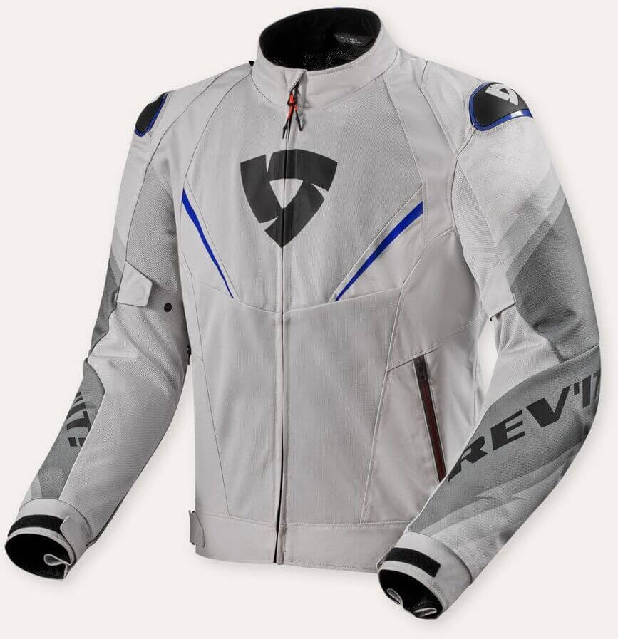 REV'IT Quantum 3 Air Jacket Silver/Blue