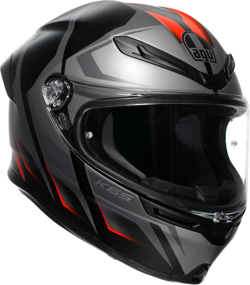 AGV K6 S Karve Matt Black/Grey/Red