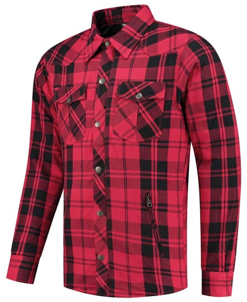 Rusty Stitches Neil-25 Jacket Red-Black
