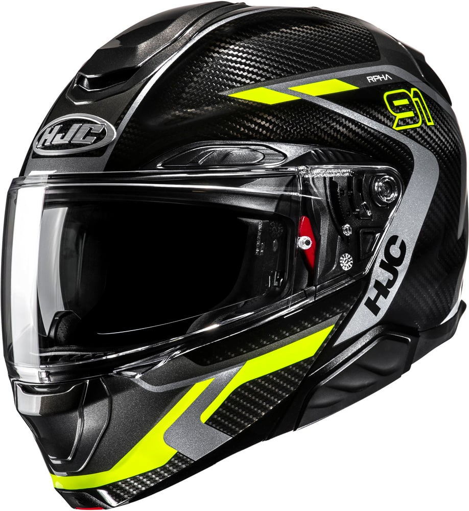 HJC RPHA-91 Carbon Grey/Yellow 878