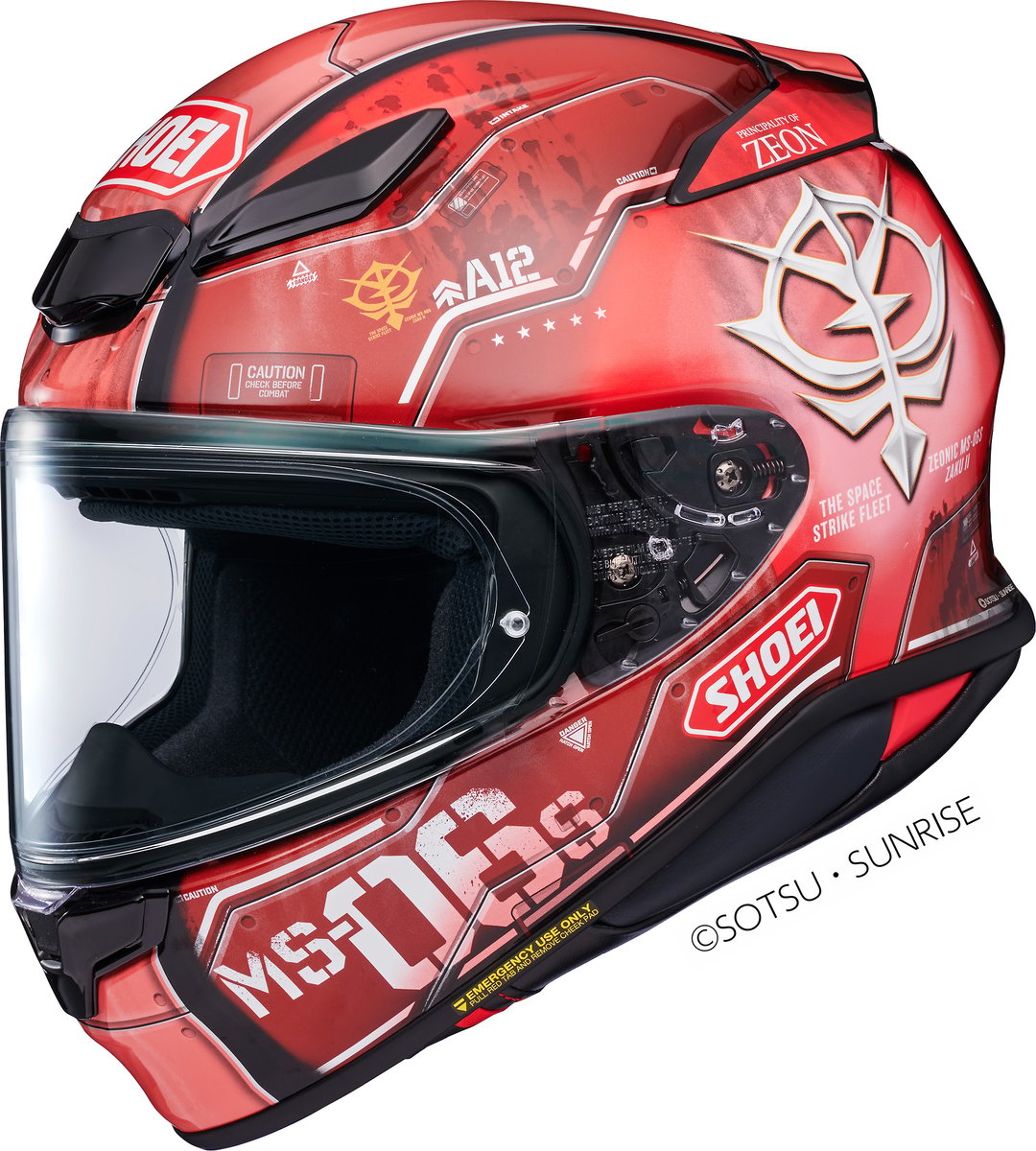 Shoei NXR 2 Ms-06S Char'S Zaku Ii TC-1