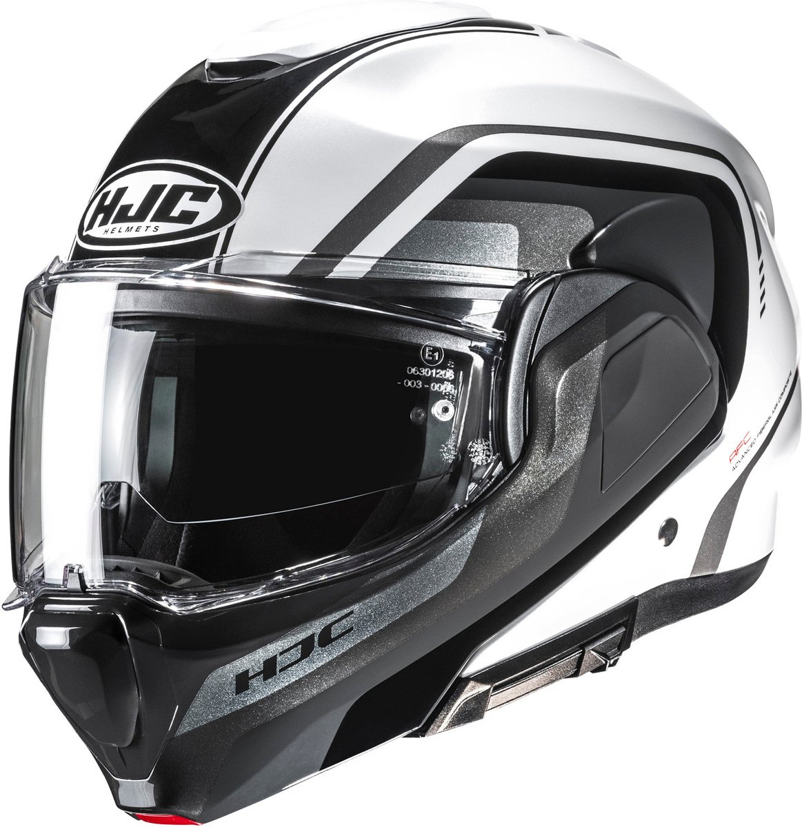 HJC F100 Reff White/Black 210
