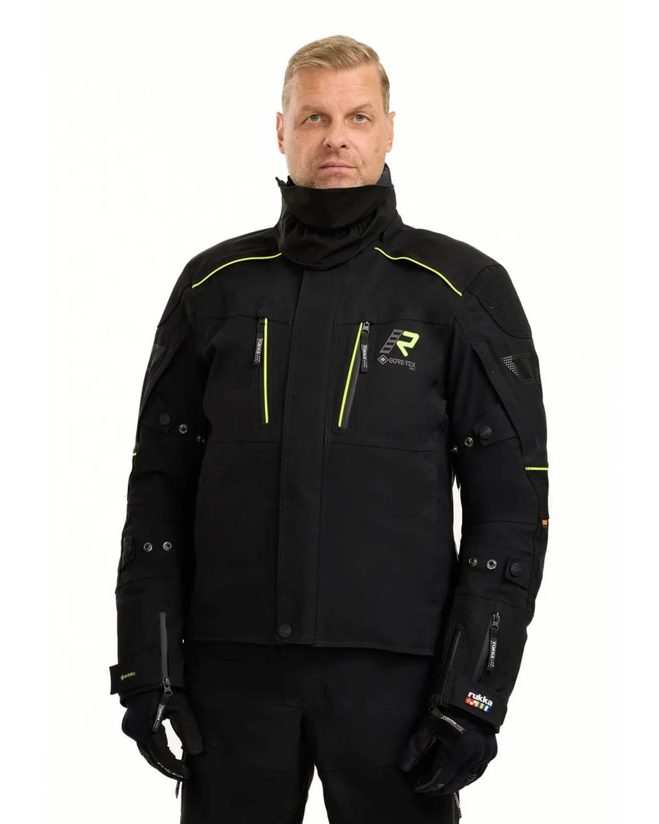 Rukka Flexo-R Jacket Black/Yellow 994
