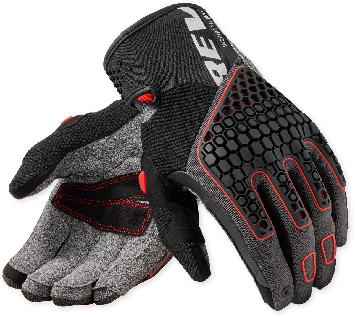 REV'IT Mangrove 2 Gloves Grey/Red
