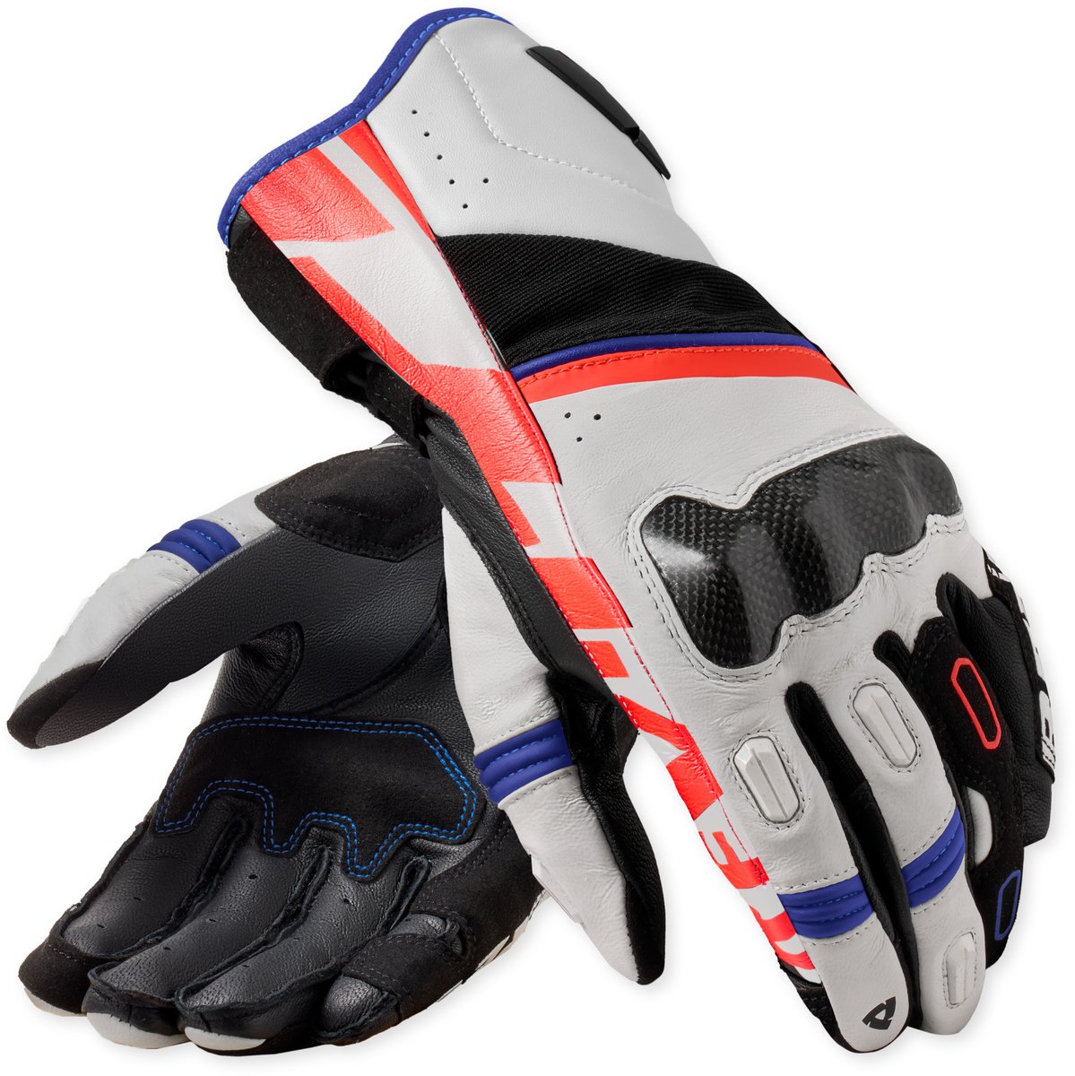 REV'IT RSR 5 Gloves White/Blue
