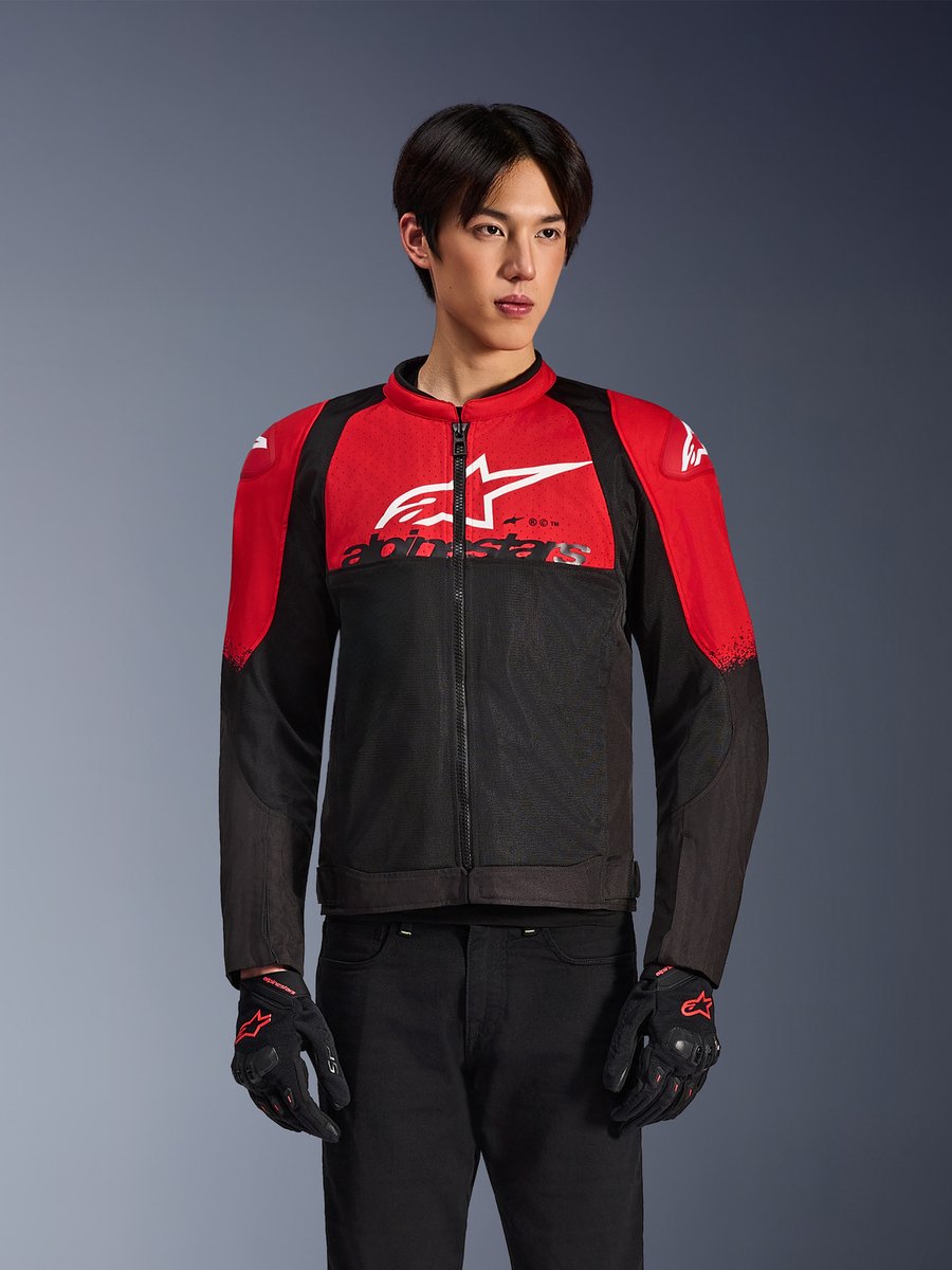 Alpinestars Smx Air Jacket Black/Bright Red/White