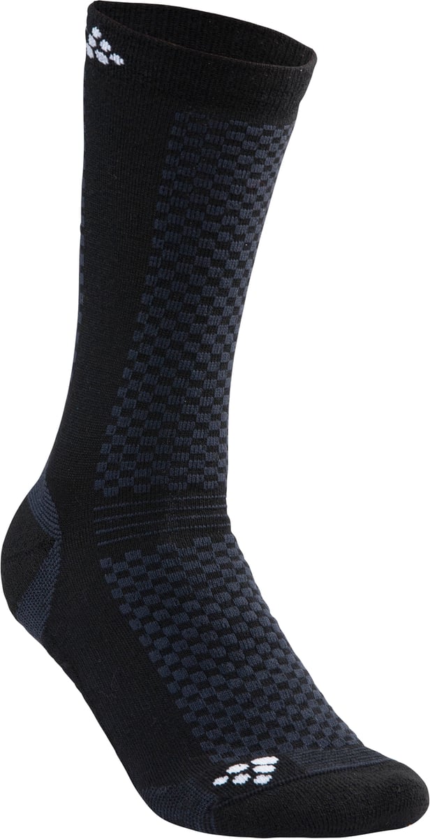 Craft Wool Warm Mid 2-Pack Warm Socks Black/Black