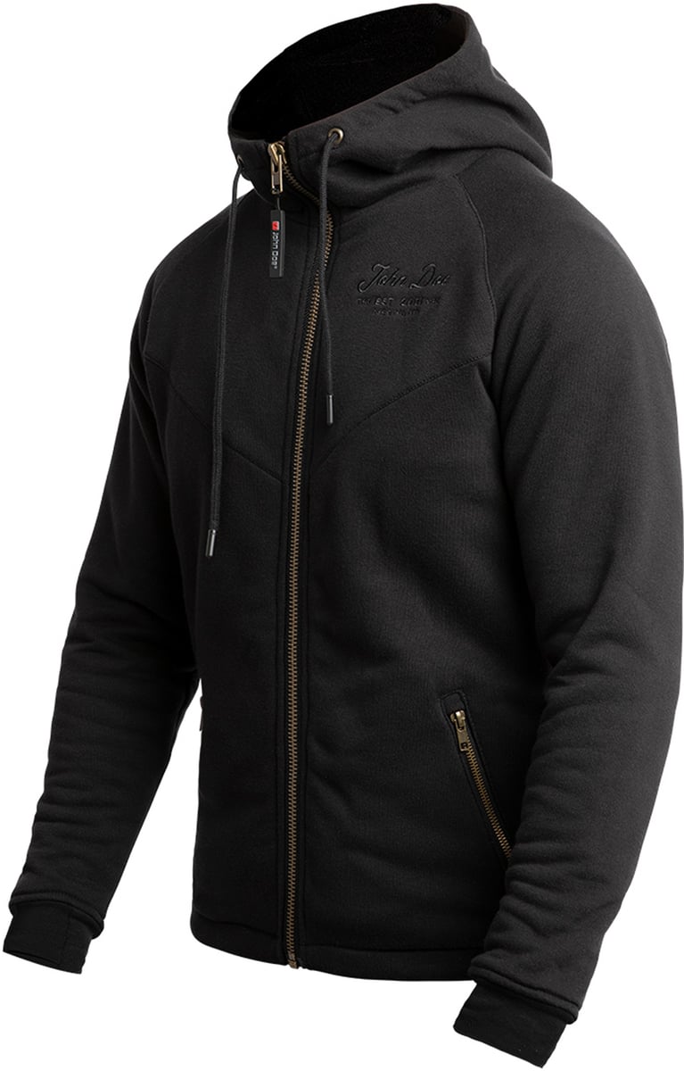 John Doe XTM Hoodie V2 Motorhoodie Black
