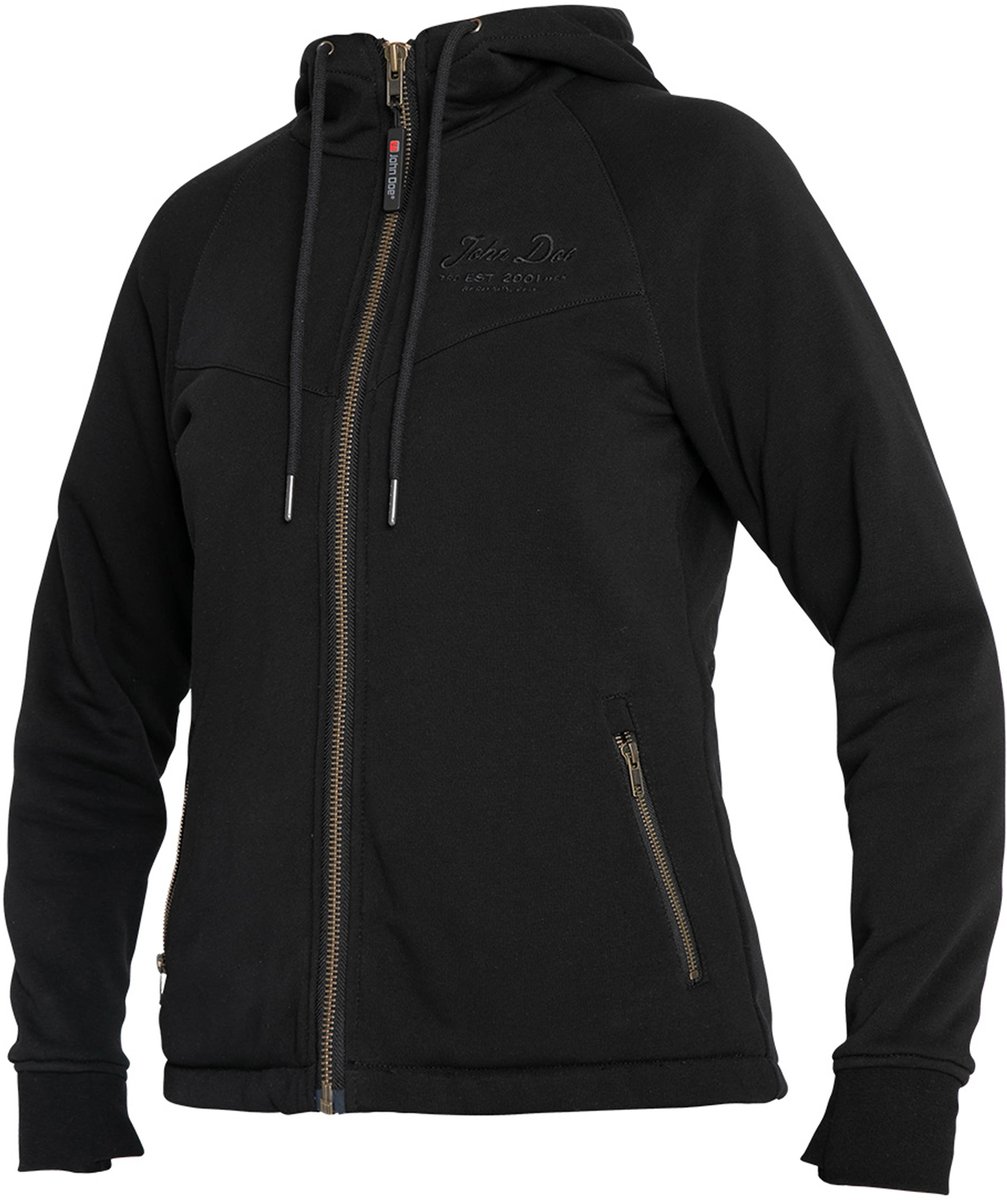 John Doe XTM Hoodie Women V2 Motorhoodie Black