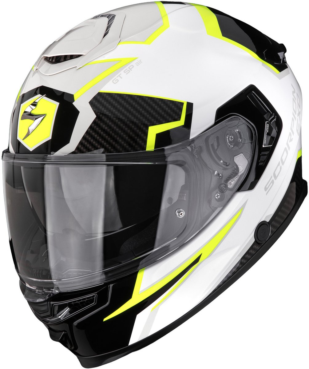 Scorpion EXO-GT SP AIR Atlas White/Black/Neon Yellow