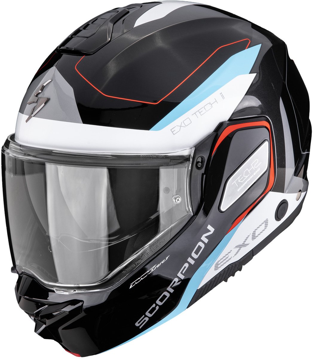 Scorpion EXO-Tech II Passager Black/White/Blue