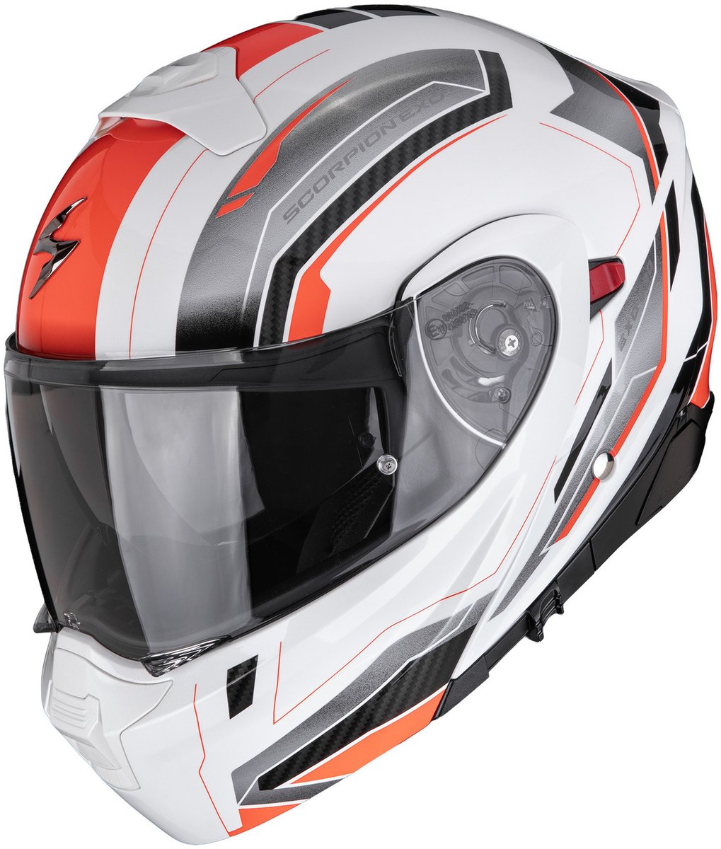 Scorpion EXO-930 EVO Space White/Silver/Red