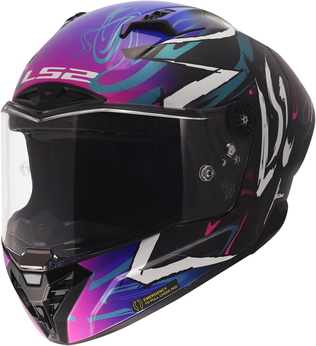 LS2 FF805 Thunder GP Aero Drift Blue Purple-06