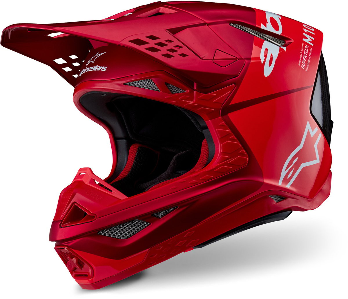 Alpinestars Supertech S-M10 Flood Red Fluo Red Matt & Glossy 3003