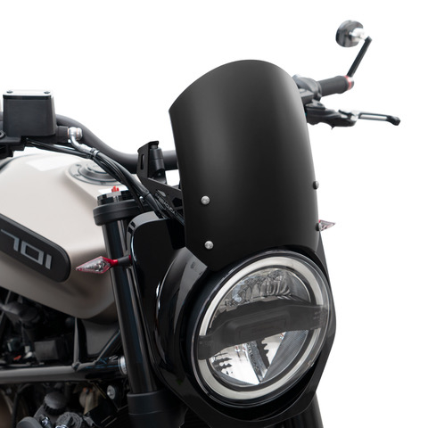 Aluminum Windshield Classic Black HS7300-20N