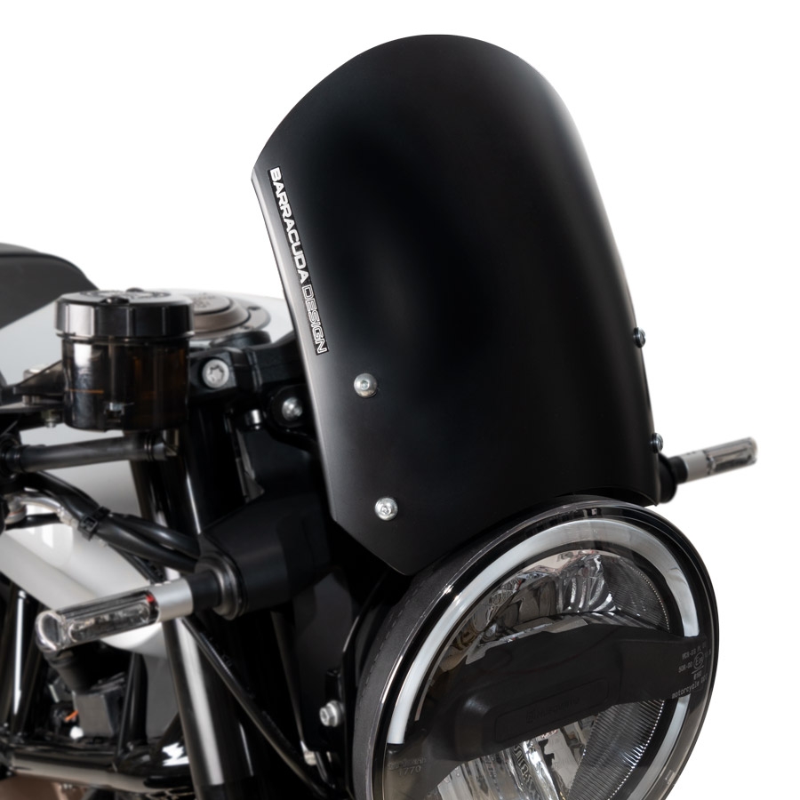 Aluminum Windshield Classic Black HV7300-19N