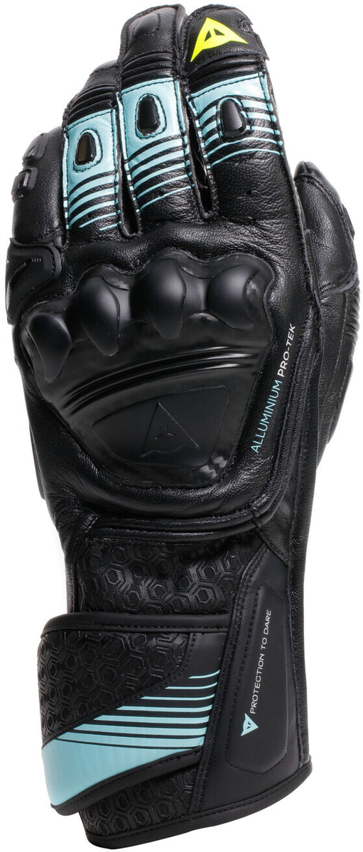 Dainese Fiero Metal Gloves Black/Water/Yellow Fluo 68O