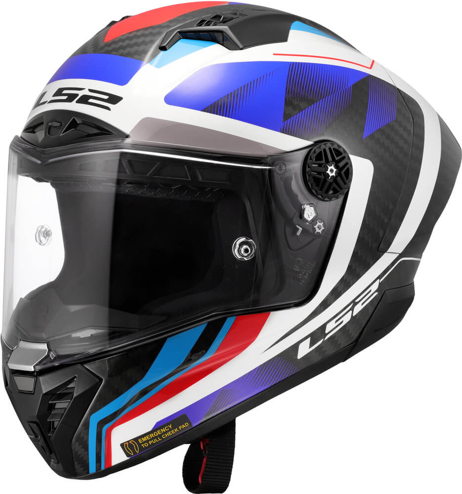 LS2 FF805 Thunder GP Aero Raute Blue Red