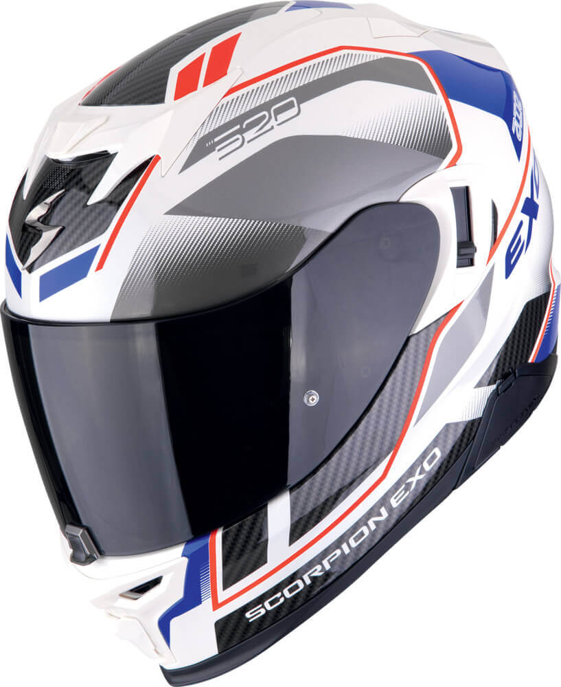 Scorpion EXO-520 EVO AIR Lena Pearl White/Blue