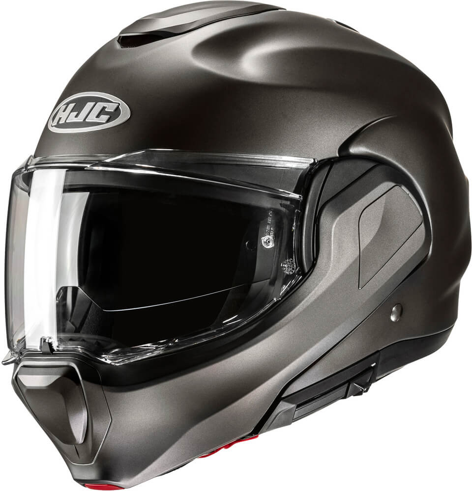 HJC F100 Semi Flat Titanium 818