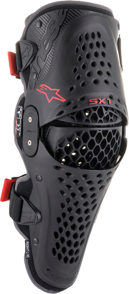 Alpinestars Sx-1 V2 Knee Protector Black/Red 13