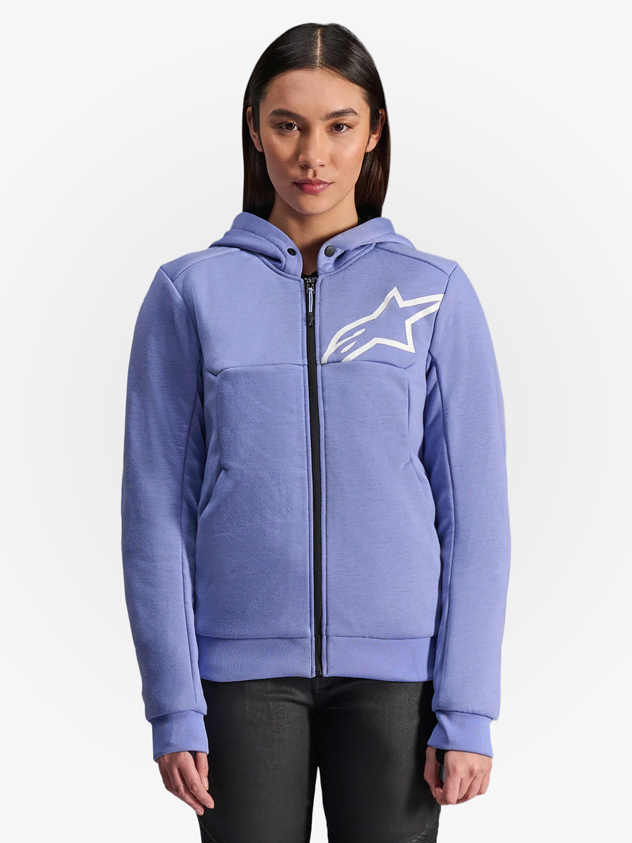 Alpinestars Stella Chrome V2 Hoodie Blue/Violet/White 7185
