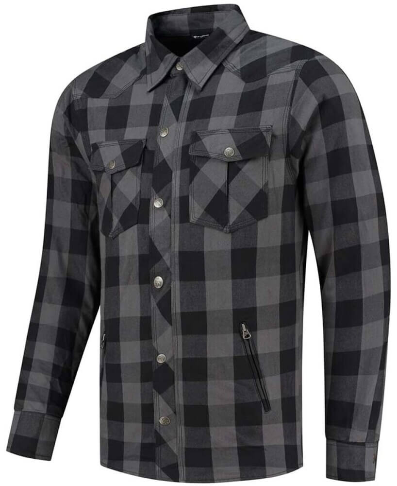 Rusty Stitches Neil-25 Jacket Grey-Black