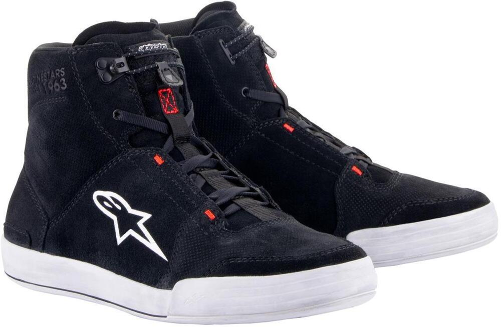 Alpinestars Chrome Black Cool Gray Red Fluo 1054