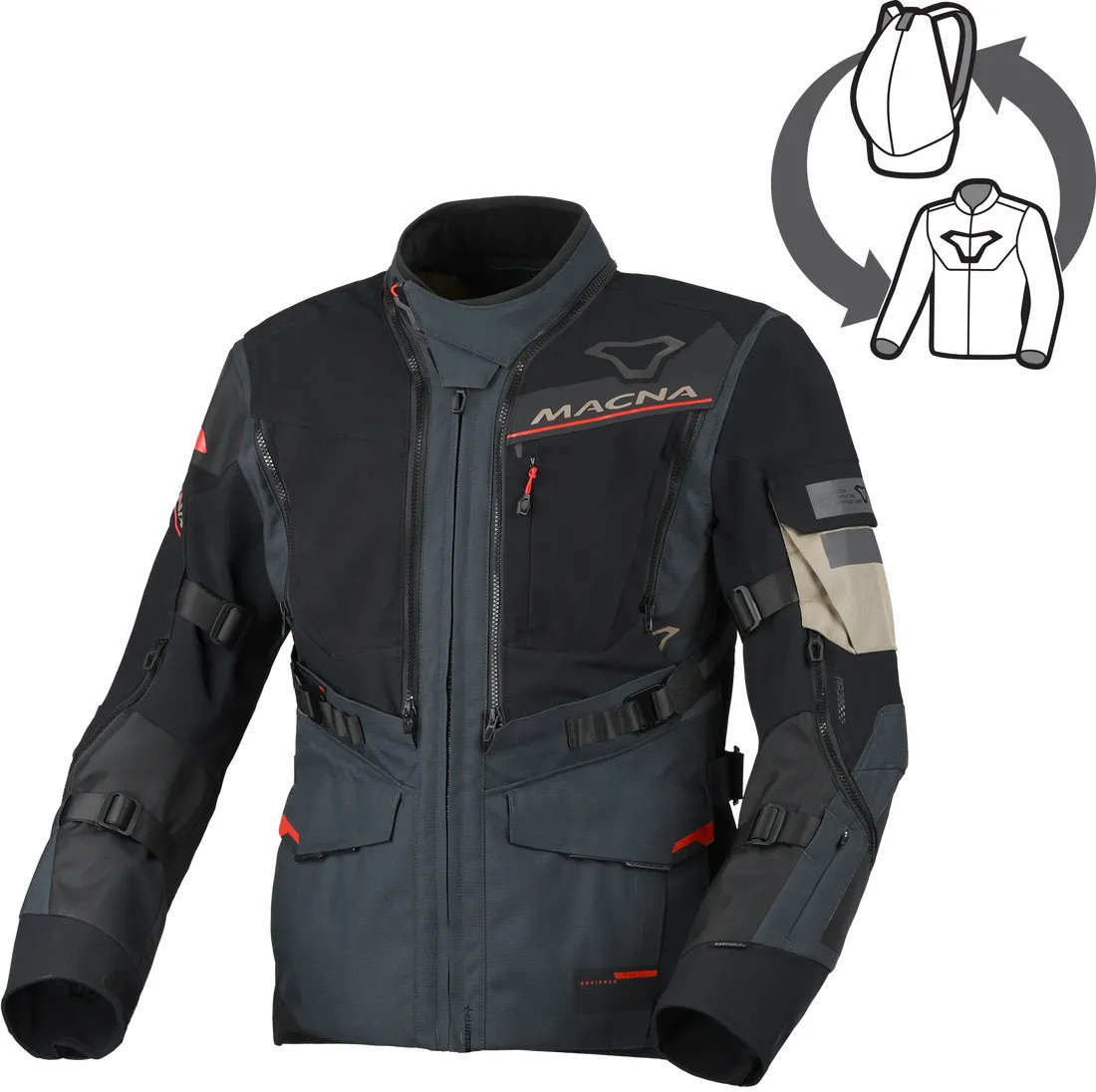 Macna Flexodus Black/Blue 158