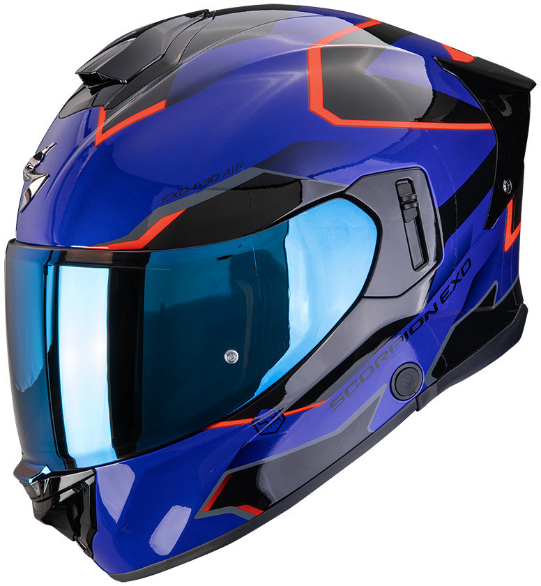 Scorpion EXO-530 AIR Clip Blue/Black/Red