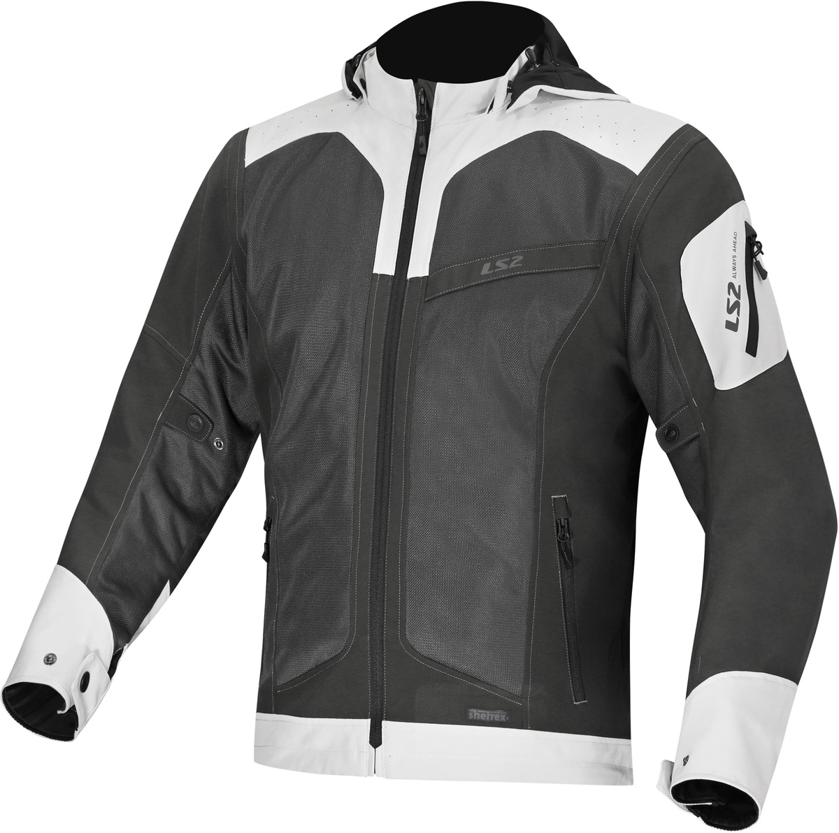 LS2 Bolton Air Man Jacket Green Grey