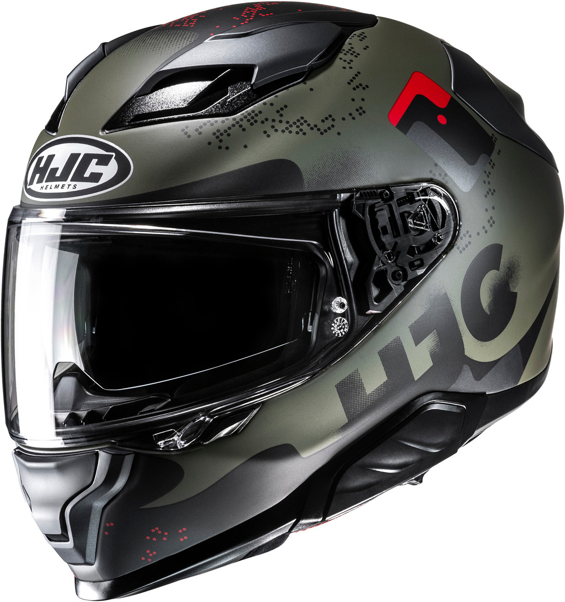 HJC F71 Faco Green/Black 413
