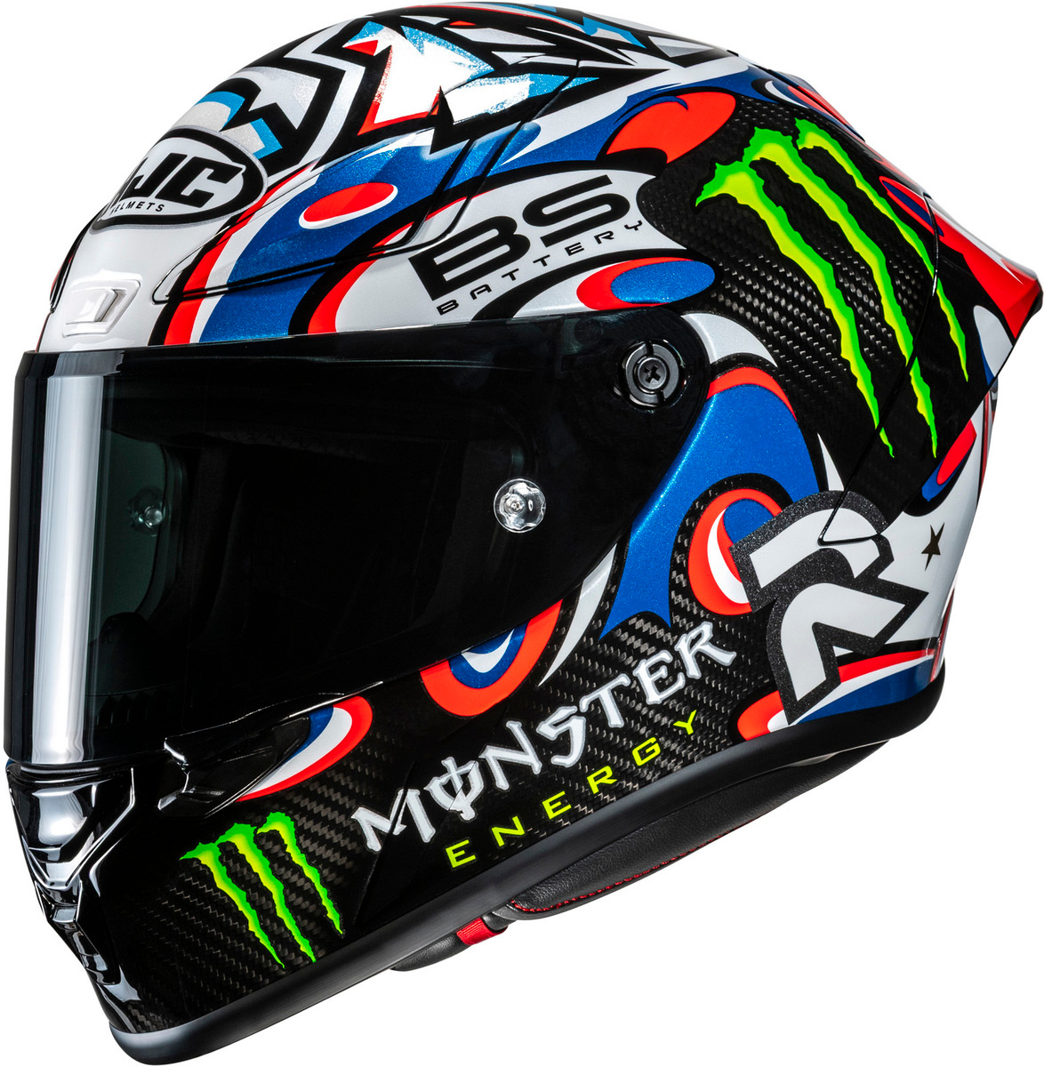 HJC RPHA-1 V2 Carbon Quartararo Le Mans III White/Blue 253