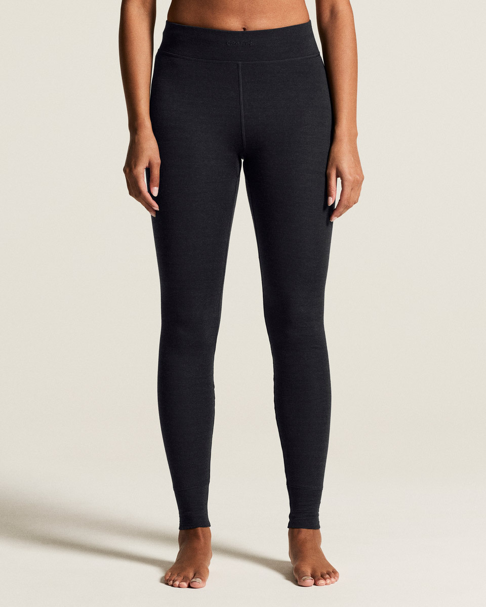 Craft Wool Comfort Women Warm Trousers Black