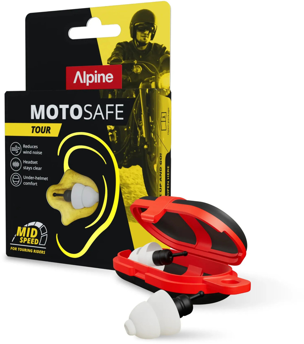 Alpine MotoSafe earplugs Tour 2026